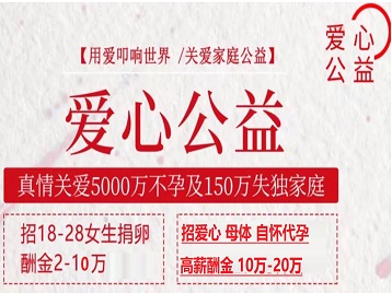 洛龙捐卵助孕生子 爱心志愿者招募